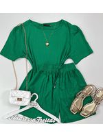 Conjunto Princess Verde Bandeira 