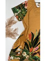 Vestido Viscose Floral Estampado 