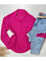 Camisa Viscose Bolsos Pink 