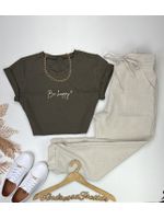 Calça Linhão Jogger Cru 