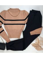 Calça Cenoura Alfaiataria Preta