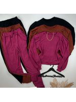 Conjunto Lãzinha Fucsia 