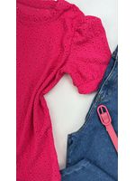 Blusa Malha Laise Pink 