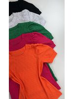 Blusa Malha Laise Laranja 