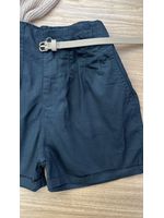 Short Sarja Cenoura Preto