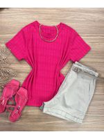Blusa Canelada Pink