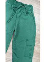 Calça Jogger Cargo Crepe Duna Verde Escura