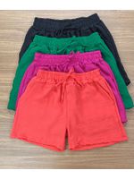 Short Crepe Duna Laranja