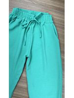 Calça Jogger Crepe Duna Verde
