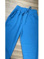 Calça Jogger Crepe Duna Azul 
