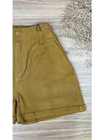 Short Sarja Cenoura Caramelo