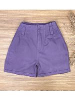 Short Sarja Cenoura Roxo