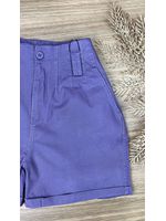 Short Sarja Cenoura Roxo