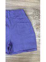 Short Sarja Cenoura Roxo