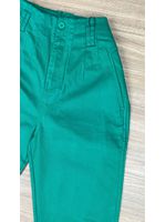 Calça Sarja Cenoura Verde Bandeira