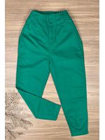 Calça Sarja Cenoura Verde Bandeira