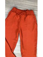 Calça Jogger Crepe Duna Terracota