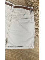 Short Com Cinto Sarja Nude