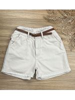 Short Com Cinto Sarja Nude