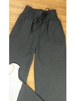 Calça pantalona crepe duna preta