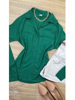 Camisa Viscolinho Verde