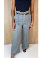 Calça Wide Alfaiataria Cinza 