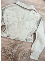 Jaqueta Sarja Cropped 