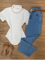 Calça Wide Leg Jeans