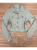 Jaqueta Tencel Verde Menta