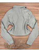 Jaqueta Tencel Verde Menta
