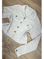 Jaqueta Tencel Bege