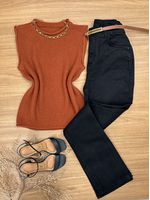 Calça Boot Cut Preta