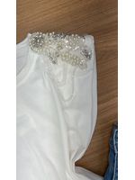Blusa Tshirt Luxo Branca