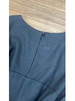 Vestido Curto Linho Preto 