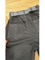 Calça Cenoura Preta com Cinto 
