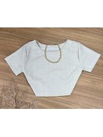 Conjunto Linho Saia Midi Cru