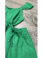 Conjunto Alça Babadinho Verde