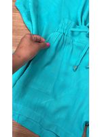 Conjunto Alça Babadinho Azul