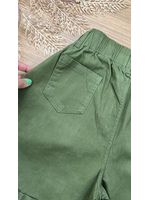 Short Sarja Cenoura Verde Militar