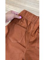 Calça Cenoura Terra Cota com Cinto