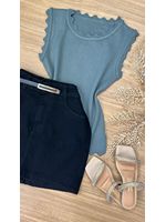Blusa Modal Nuvem regata Cinza