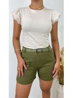Blusa com Manga Laise Bege