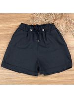 Short Boxer Linho Preto