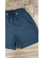 Short Boxer Linho Preto