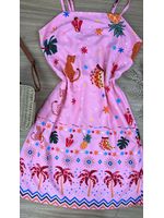 Vestido Curto Estampa Farm Rosa