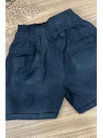 Short Sarja Cenoura Sininho Preto
