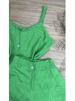 Conjunto Alça Trançada Verde