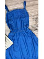 Vestido Midi Jeans Tencel 