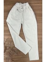 Calça Cenoura Sininho Bege Claro