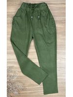Calça Cenoura Sininho Verde Militar